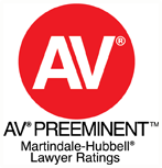 AV preeminent martindale hubbell lawyer ratings